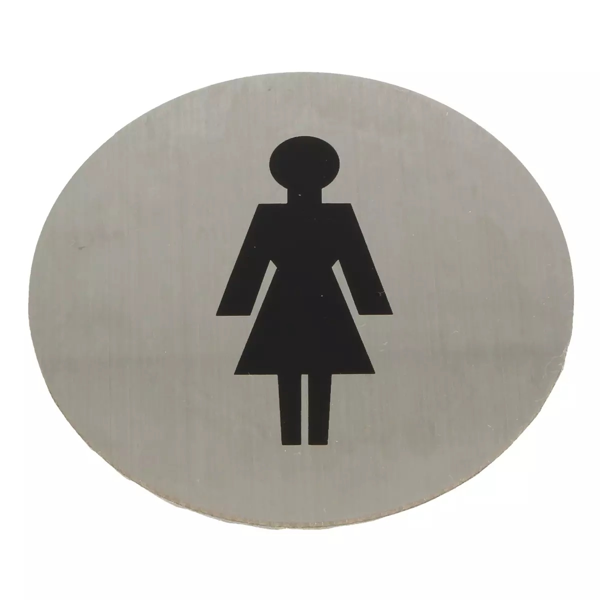 Piktogram tabliczka na drzwi toalety SS304 samoprzylepny WC Damskie